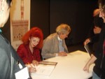 Verpackungsk�nstler Christo e Jeanne-Claude die Stars auf der Biennale Florenz 2005