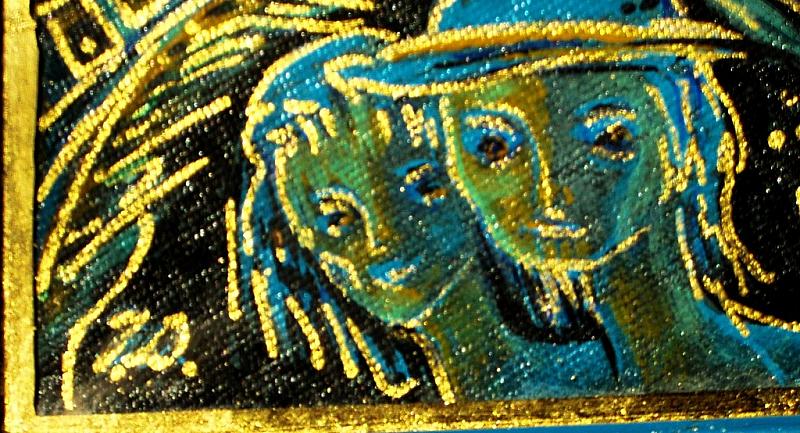 Boy and Girl.JPG
Acryl + Blattgold