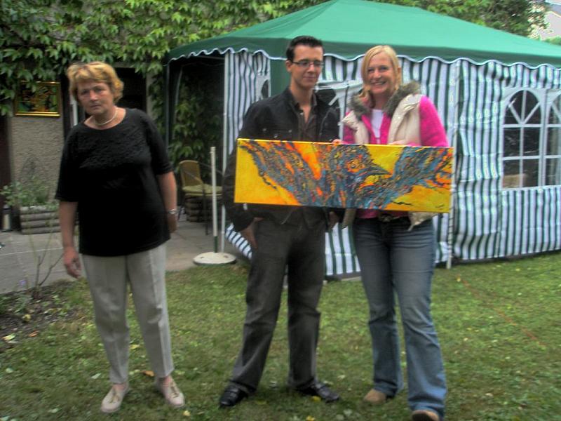 Klaus nimmt ein Bild 