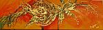 FLORAL - SPIRAL   
Acryl + Blattgold 
30x100 cm